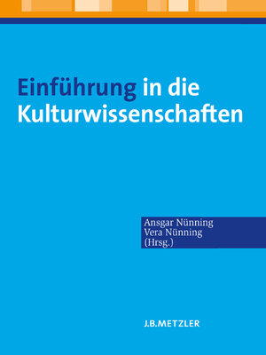 cover image of Einführung in die Kulturwissenschaften